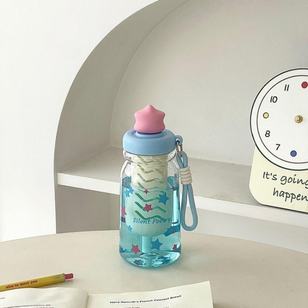 BPA Free Portable Straw Cup Large Capacity Drinking Bottle With Tea Infuser  Travel