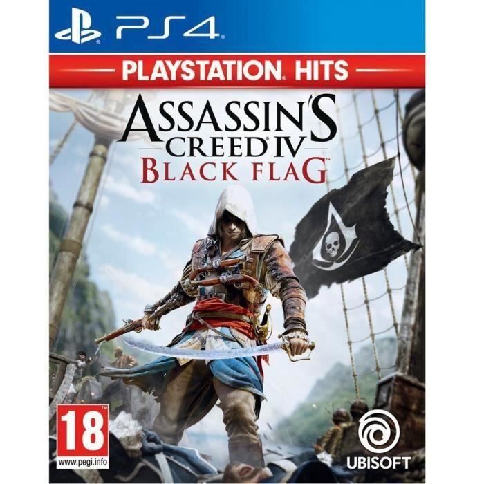 Jeu Playstation 4 - ASSASSIN S CREED 4 BLACK FLAG PLAYSTATION HITS