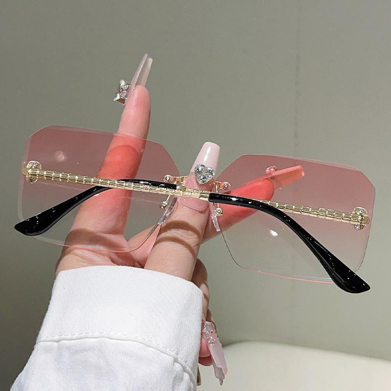 Metal Snake Sunglasses Women For Men Vintage Sun Glasses Steampunk Popular Outdoor Rimless Luxury Brand Designer Eyewear Uv