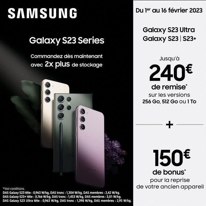 Refurbished - SAMSUNG Galaxy S23 Ultra 256Go Vert - Reconditionné - Excellent état