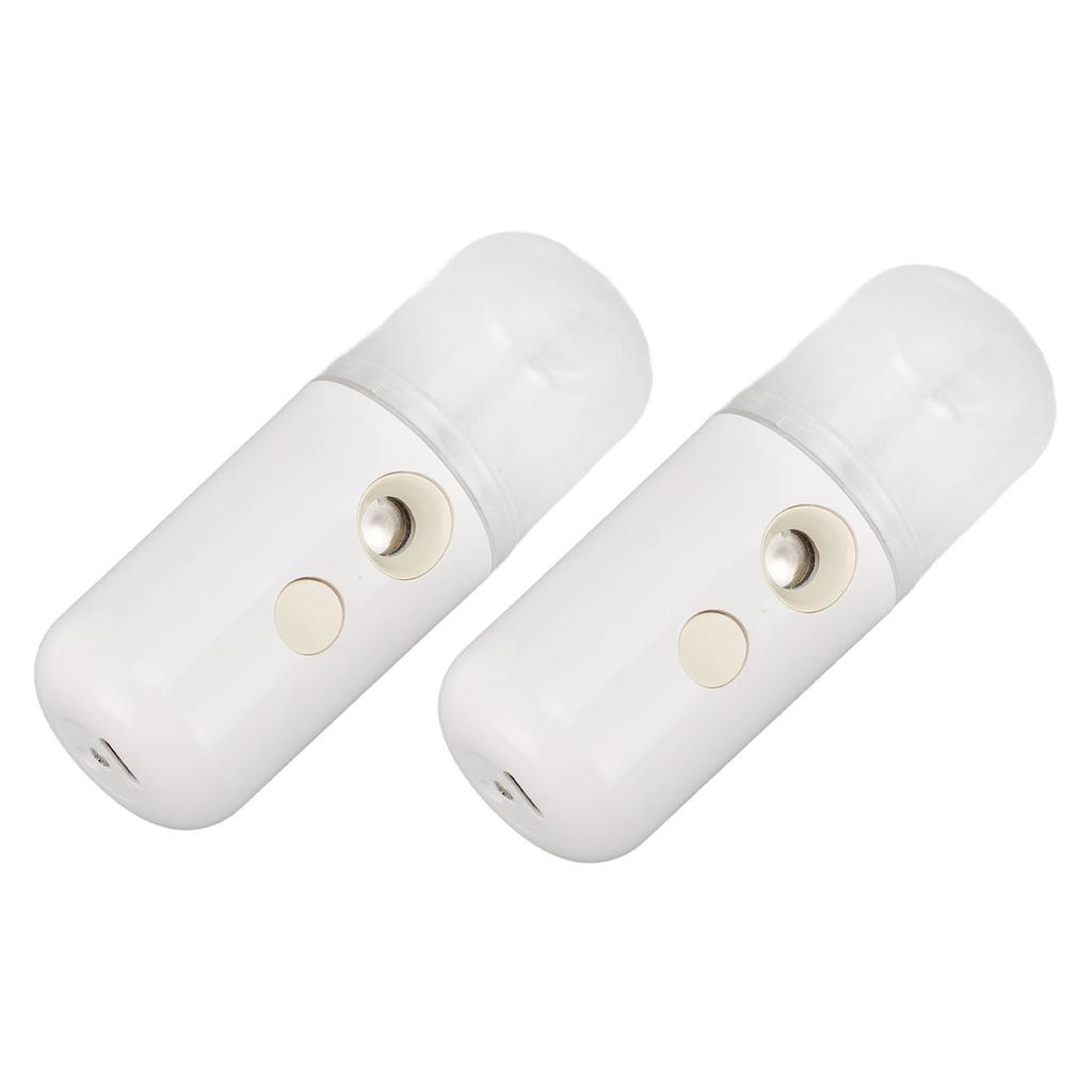 2PCS Portable Humidifier Dry Laundry Fragrance Diffuser Rechargeable Mini Humidifying Machine for Ho