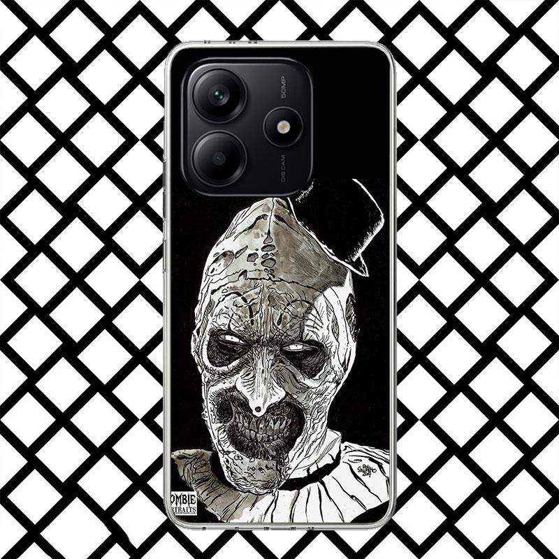 

Horror Movie Terrifier Phone Case for Xiaomi Redmi Note 15 14 14S 13 12 12S 11 Pro Plus 11E 11T 11S 10S 5G Soft Cover Fundas Red Redmi Note 14 Pro 4G