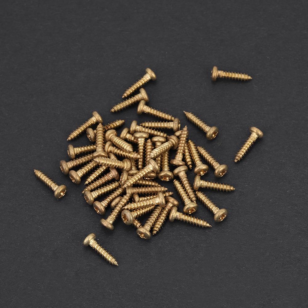100PCS Metal Guitar Tuning Pegs Golden Color Machine Head Screws  For Electric Guitar