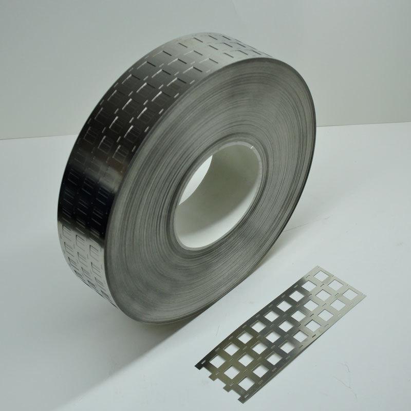 Nickel-Plated Steel Strip for 18650/21700/32700 Lithium Battery Connector Tabs - 0.1/0.15/0.2mm