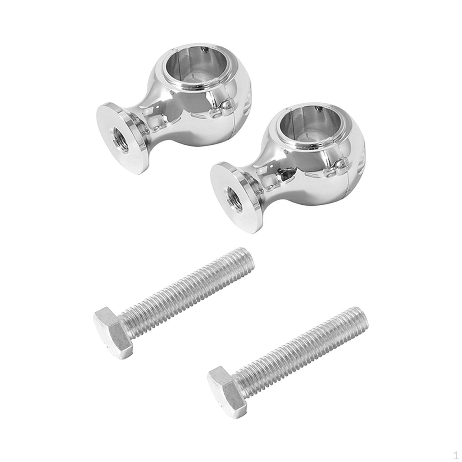 

Motorcycle Handlebar ,Direct Replaces 25mm Fat Round Professional Durable Bar Mount Silvery