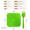 Cat Dog Slow Food Pad + Scraper Food Grade Silicone Anti Slip Wear-resistant Durable Easy To Clean Pet Licking Pad Feeders