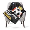 240Gm2 Football Style Customize Your Name Outdoor Blanket Suitable For All Seasons Comfortable And Warm Soft Blanket Suitable For Travel Gifts For