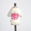 Pet clothes autumn and winter new small dog puppies happy dog cat warm and comfortable lover pink heart bo bo crew neck shirt