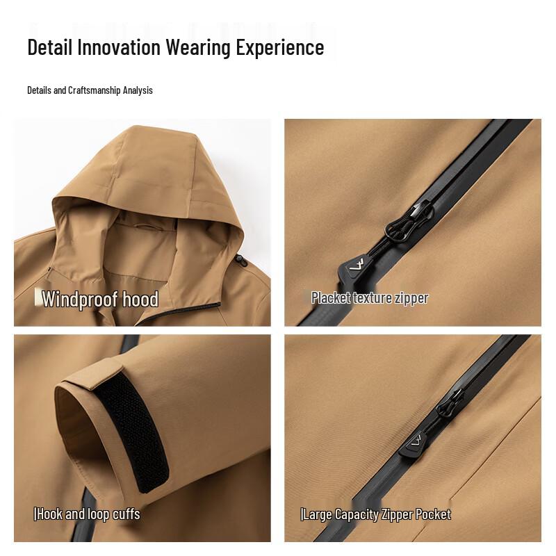 SHANSHAN Men's 3-Proof Outdoor Casual Jacket