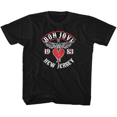 Kinder Bon Jovi Nj38 Musik T-Shirt Tops Tees Herren Damen Unisex