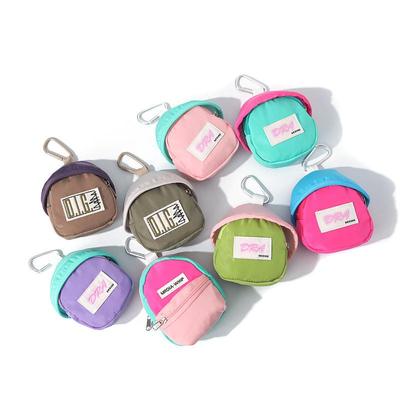 Mini Portachiavi Zaino Portatile Colore Caramella: Borsa porta cellulare, auricolari, monete e chiavi.