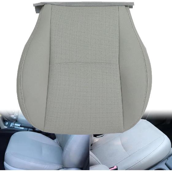 GXARTS Front Driver Side Bottom Perforated Leather Seat Cover Black Replacement Compatible with Subaru Forester 2014 2015 2016