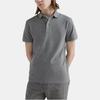 Tommy Hilfiger FW23 Regular Fit 1985 Polo Solid Color Polo Collar Short Sleeve Polo Shirt Men tops Gray MW26881-P91