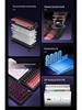 Customized K81 Three-Mode Color-Blocked Wired Gaming Mechanical Keyboard with Side-Engraved Keys