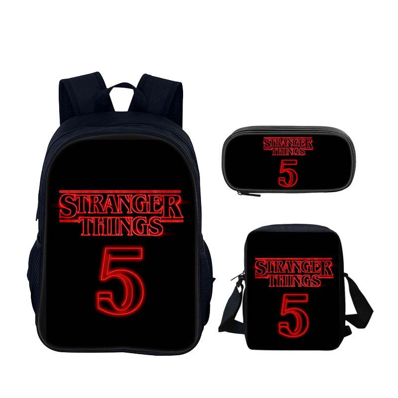 Школьный рюкзак Stranger Things Набор из трех предметов KTB Backpack three-piece set