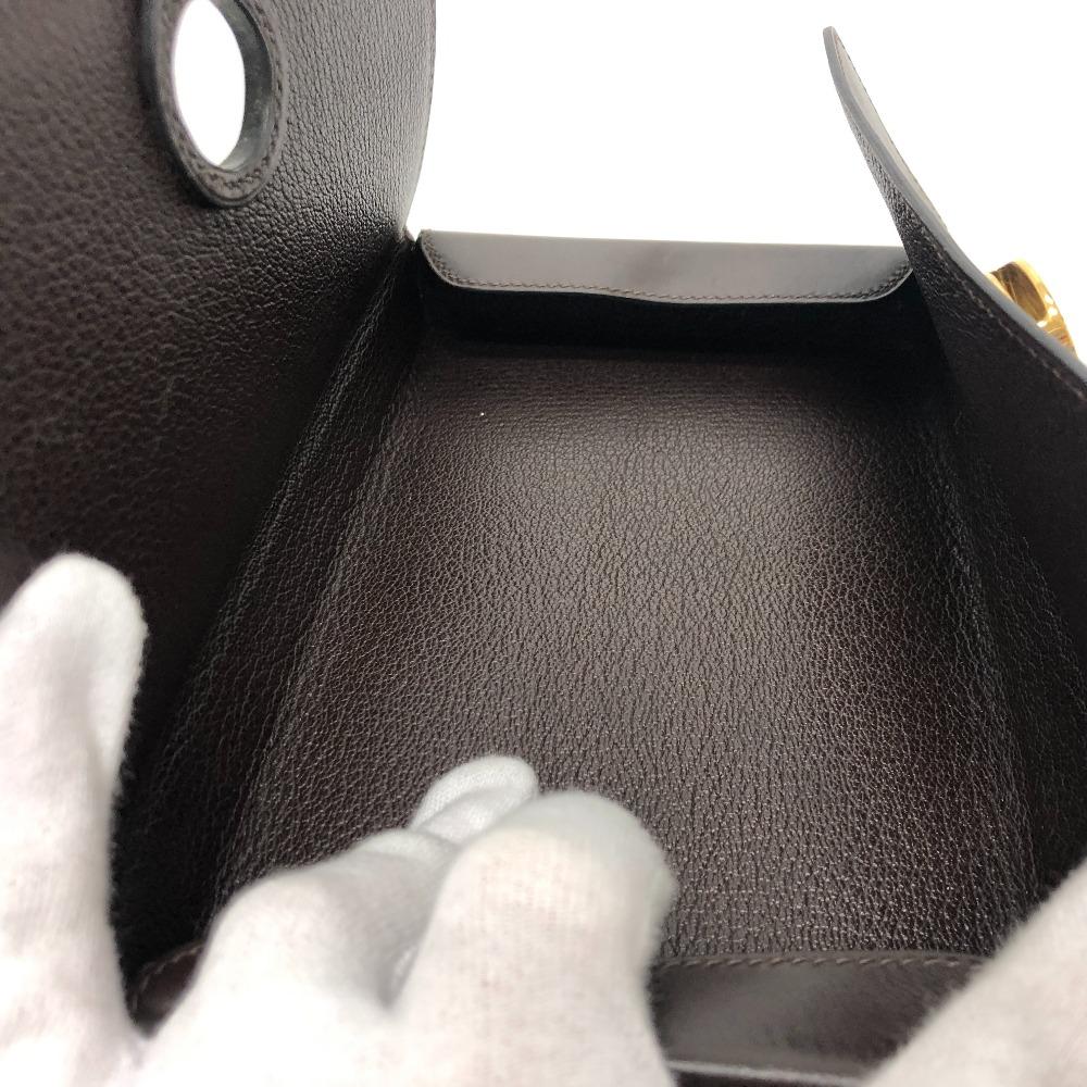 HERMES Dogon Series Box Bag accessory case Square Clutch mini party bag Pouch