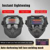 Face Protector Auto Darkening Welding Helmet Head-mounted Welding Face Shield  Eye Safety