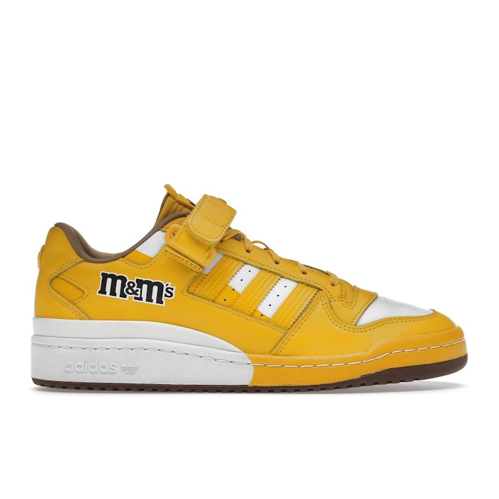M&Ms X Adidas Forum 84 Low Yellow Unisex Sneakers White GY6317