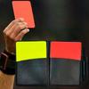 Football Referee Card Set Sports Soccer Referee Card Set Football Referee Red and Yellow Card with Pen Paper Card Record Paper