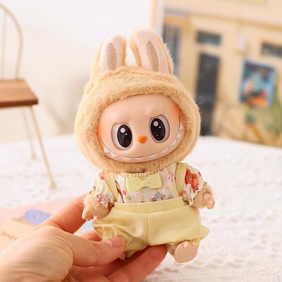 15-17cm Plüsch Puppenkleidung Cartoon, Stylisch,Kostüme,Anziehsachen,Puppenkleidung Kuscheltiere