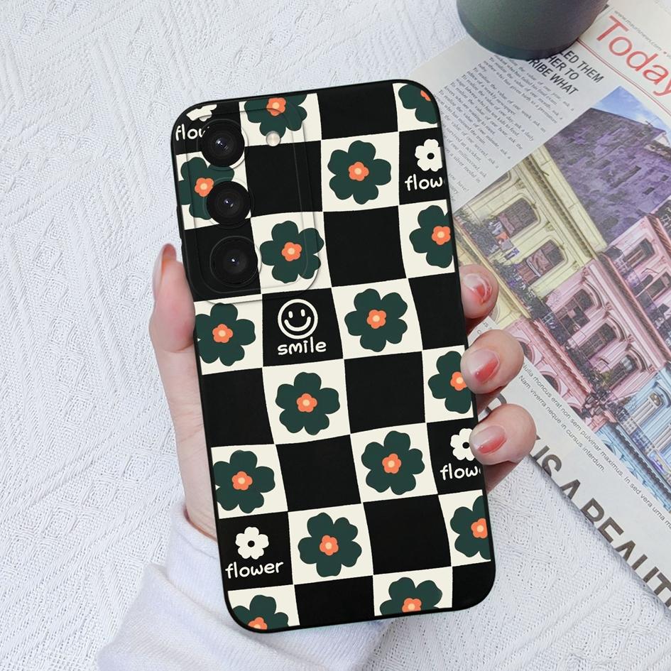 Phone Case For Samsung Galaxy S20 S21+ FE S22 S23 + Ultra Note 20 Ultra Fashion Shockproof Square Silicone Case Cover For Samsung S23 Bumpers Fundas
