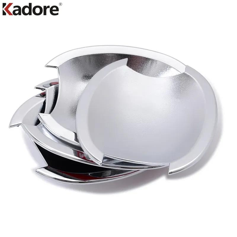 Side Door Handle Bowl Cup Cover Trim For Nissan Tiida Versa 2005-2007 2008 2009 2010 2011 Chrome Car Molding Garnish Accessories