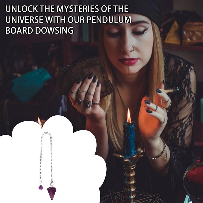 Spirit Board Pendulum Wooden Metaphysical Planchette Message Boards With Letters Ouija Board Game Fortune Telling Pendulum Board