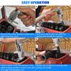 66784 Stud Mount Valve Spring Compressor Remove And Install Valve Spring Tool With Ergonomic Handle For 3/8" 7/16" Rocker Studs