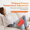 10-Speed Precise Temperature Adjustment Multifunctional Heating Pad Intelligent Timing Waist Heating Belt Electric Blanket