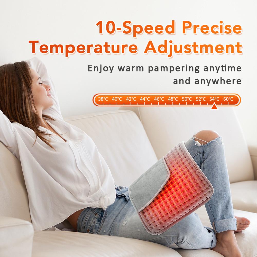 10-Speed Precise Temperature Adjustment Multifunctional Heating Pad Intelligent Timing Waist Heating Belt Electric Blanket