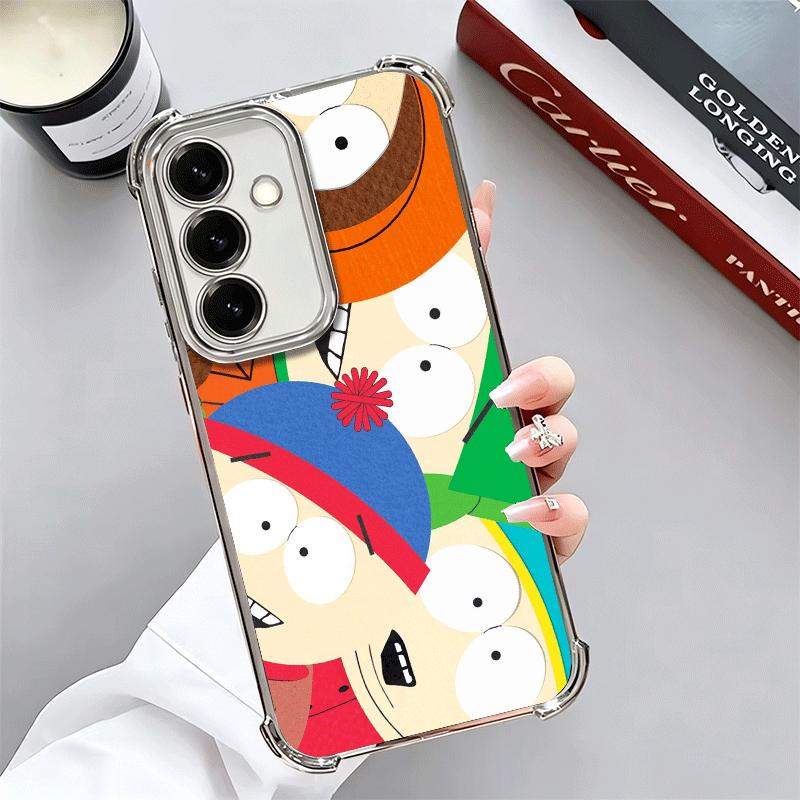 

Мультяшный S-South P-Parkes Мягкий чехол для телефона для Samsung A17 A27 A07 A37 A57 A16 A56 A15 A55 A14 A54 A13 A53 A26 A36 A25 A35 A24 A34 Samsung A25
