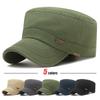 Nieuwe Mode Klassieke Casual Katoenen Snapback Hoeden Buiten Sport Baseballpet Plat Militaire Cadetpet Stijl Ontwerp