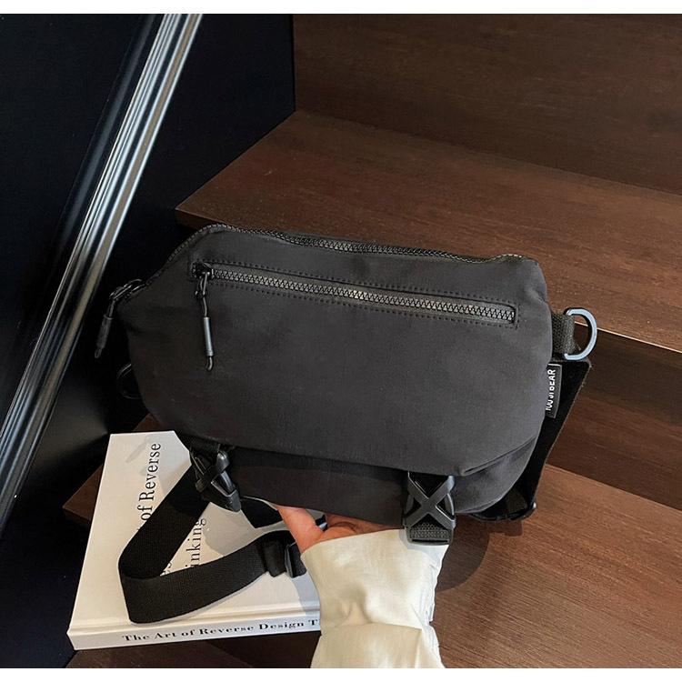 New Sports and Leisure Simple Messenger Bag Female Commuter Mailman Bag Versatile Cycling Backpack Large Capacity Shoulder Bag