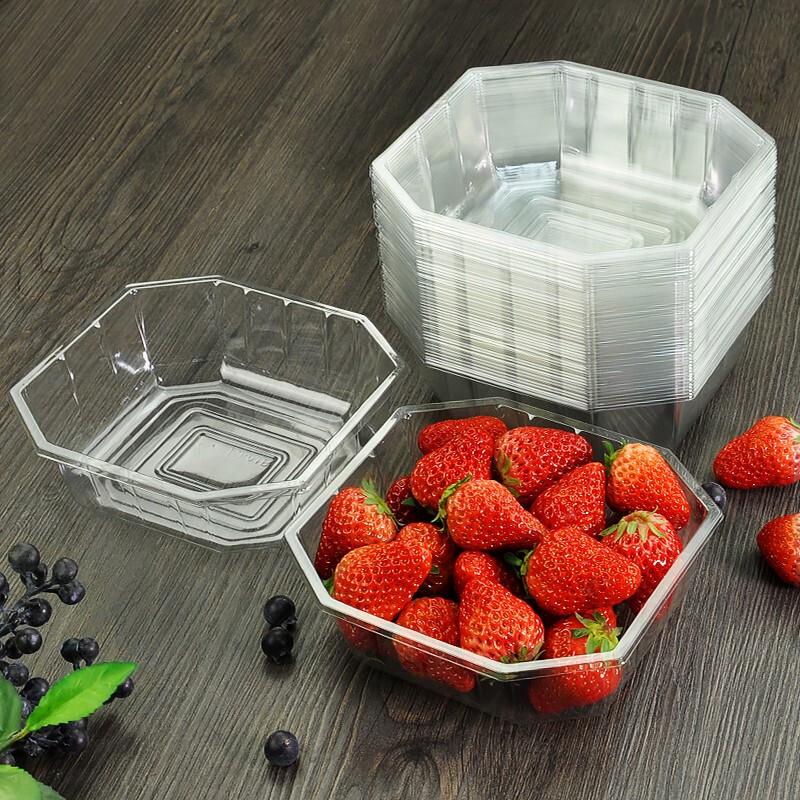 

Disposable Octagonal Plastic Fruit Containers (Lidless)