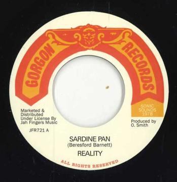 

7inch Record REALITY Sardine Pan Sardine Pan Version JFR721 Gorgon UK 2025 UK Reggae Ska Dub