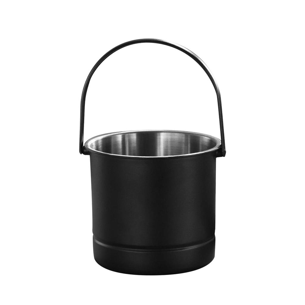 Ice Bucket with Handle Insulated Beverage Tub Snacks Serving Bucket Keep Longer Stainless Steel Champagne Bucket for Buffet BBQ