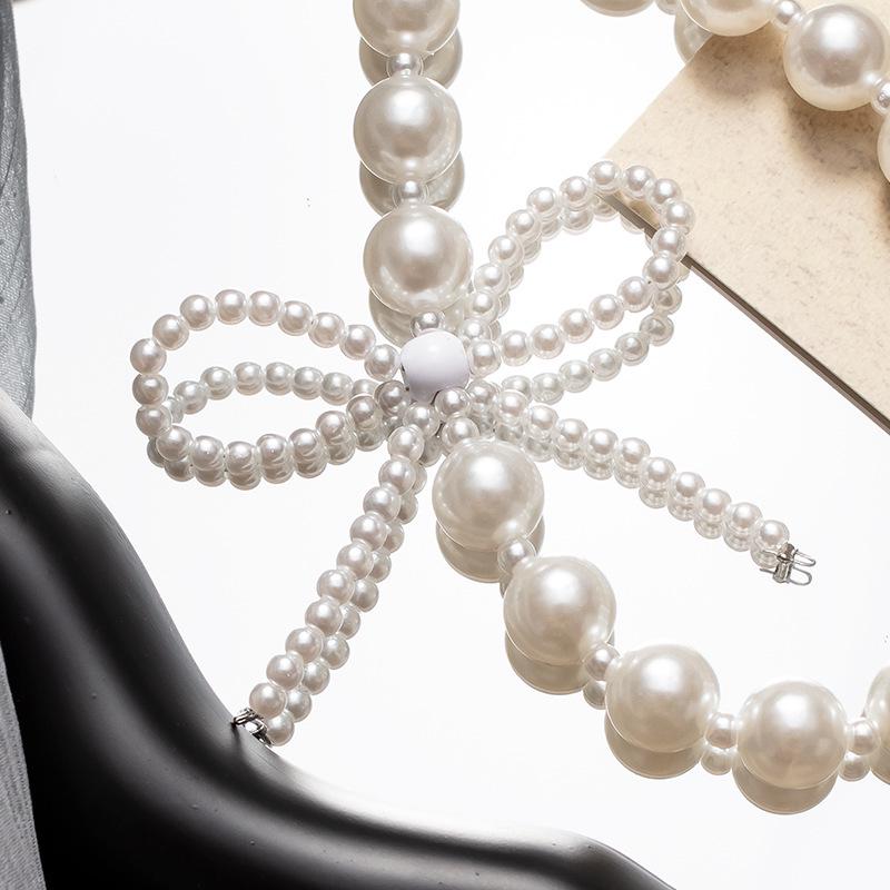 Douyin-Style Durable Handmade Bowknot Phone Wrist Strap