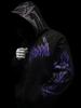 Divine Breath Zipper Hoodie: Men's Dark Style Fitness Sweatshirt