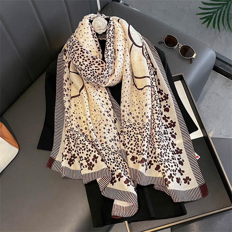 Luxury Brand Scarf Love Cotton Shawl Lady Wrap Large Pashmina Hijab Headband Scarves Islamic Turban Bufanda Foulard Stoles