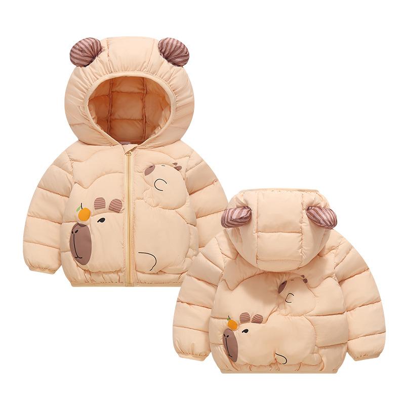 Dívčí Zimní Nové Dětské Bavlněné Oblečení Teplé Kabáty