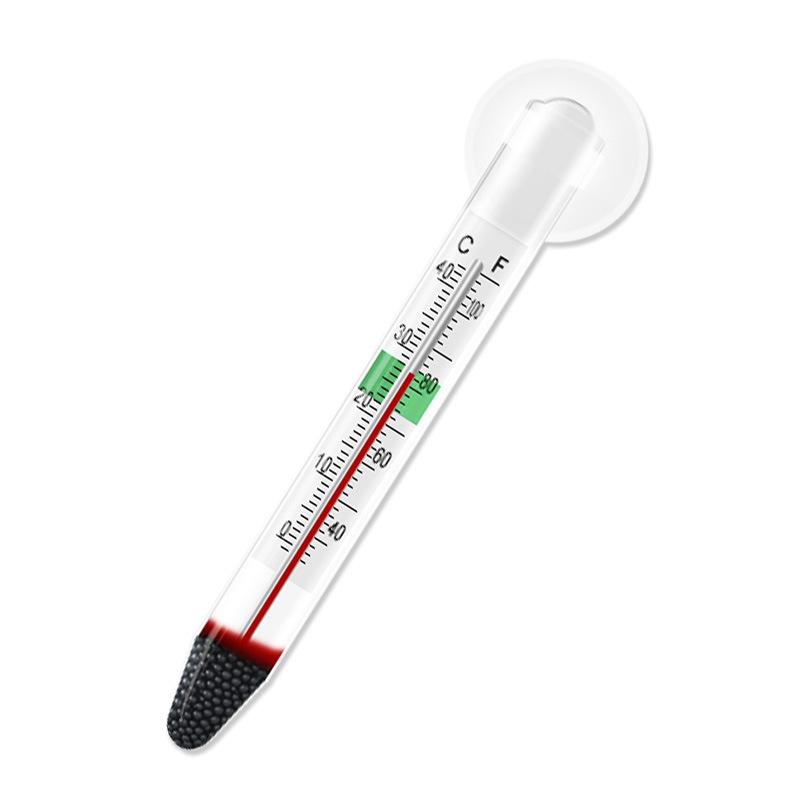 Glass Fish Tank Thermometer with Suction Cup for Accurate Water Temperature Measurement