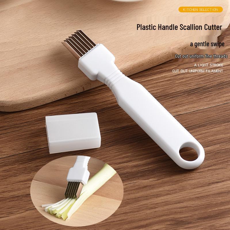 Stainless Steel Multifunctional Slicer & Grater for Onion, Vegetable, and Scallion