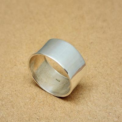 10 MM Sterling Silver Boho Band Thumb Engraved  Ring Jewelry