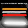 Universal Car Rearview Mirror Reflector Safety Strip Stickers Anti-collision Reflector Stickers Decals Auto Exterior Accessories