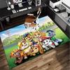 Dog Paw Heroes Office Rug Chair Mat, Game Carpet, Suitable for Front Door, Bedroom, Living Room, Desk, Holiday Gift