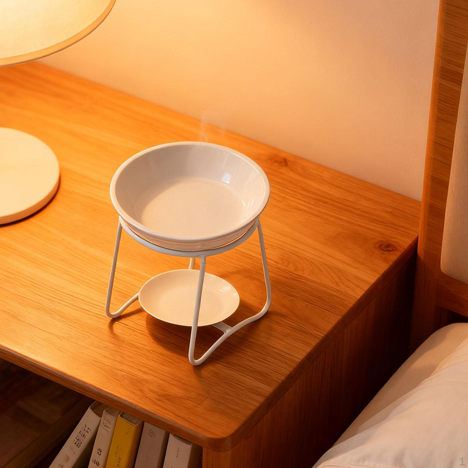 Керамическая аромалампа Декоративная Портативная Железная Рама для Дома СПА Медитации Офиса