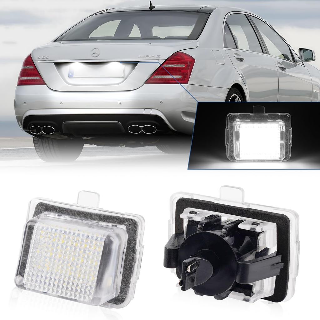 GemPro LED License Lamp for Mercedes Benz C-Class W204 E-Class W212 W207 S-Class W221 CL Class W216