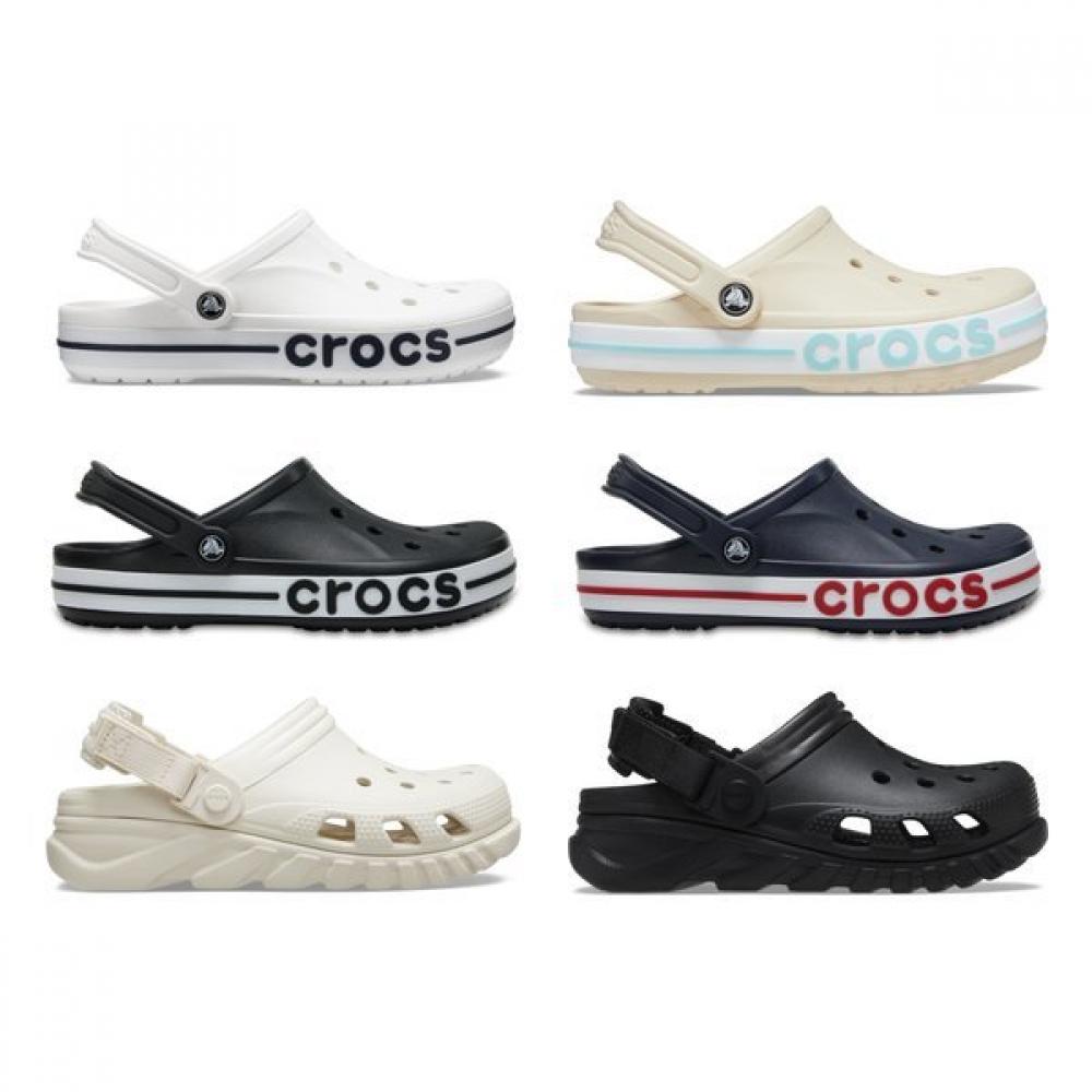 

6 видов лучших сабо Crocs 205089 126 и другие Duet Max (black)/M4W6(230mm)