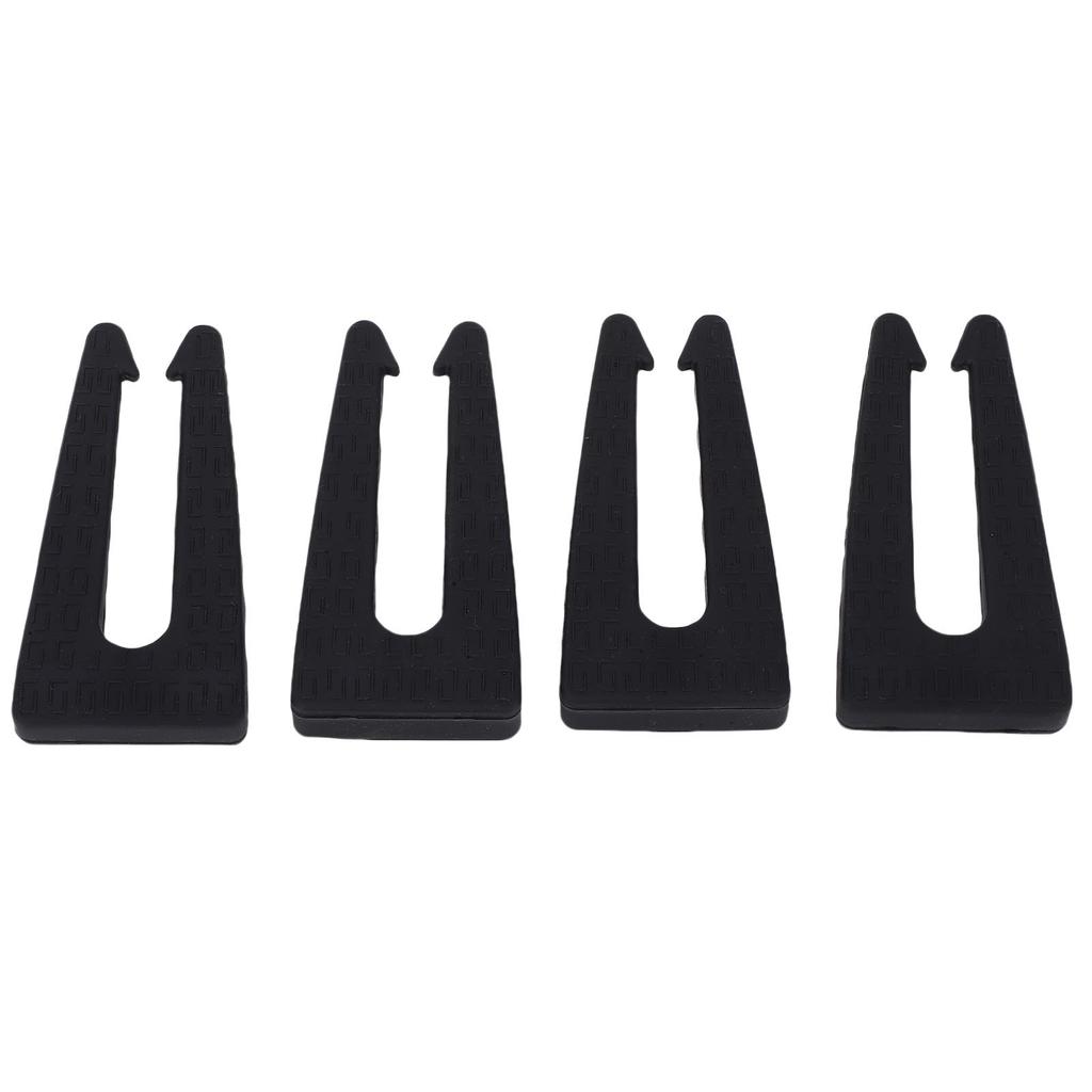 4 Pcs Stove Knob Safety Locks Silicone Universal Fit Oven Control Knob Locks Black