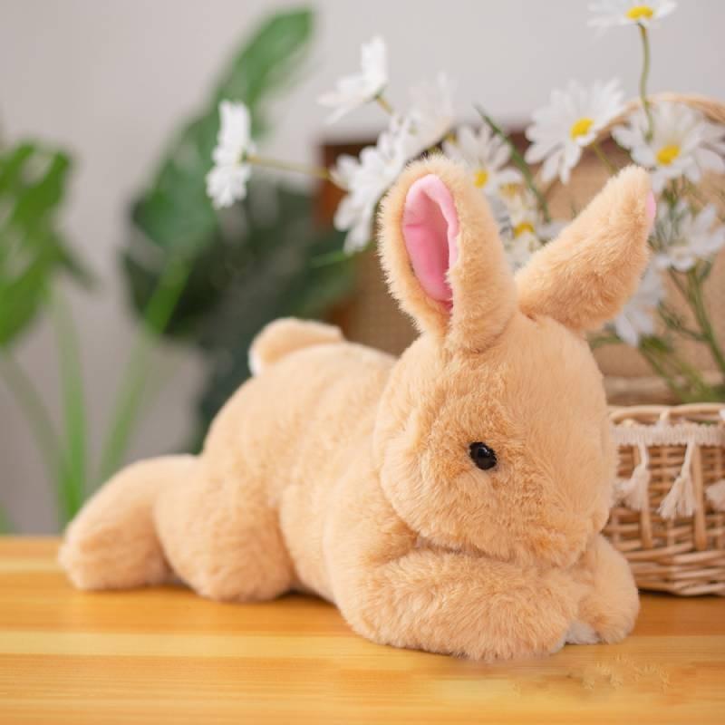 Rabbit Plush Simulation Stuffed Toy Animal Dolls Room Decoration Gifts Kids